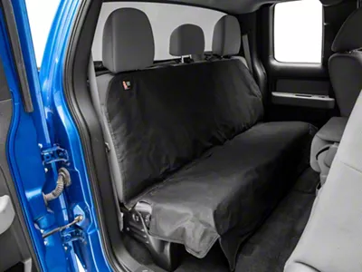 Weathertech Second Row Seat Protector; Black (97-24 F-150 SuperCab; 01-08 F-150 SuperCrew)