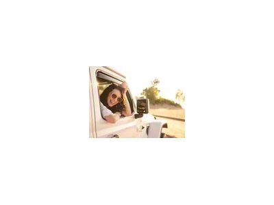 Weathertech Side Window Deflectors; Front; Dark Smoke (04-14 F-150 SuperCrew)