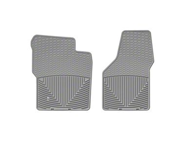 Weathertech All-Weather Front Rubber Floor Mats; Gray (99-10 F-250 Super Duty)