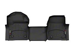 Weathertech DigitalFit Front Over the Hump Floor Liner for Vinyl Floors; Black (23-26 F-250 Super Duty Regular Cab)