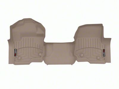 Weathertech DigitalFit Front Over the Hump Floor Liner; Tan (23-25 F-250 SuperCab, SuperCrew w/ Bench Seat)