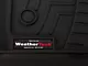 Weathertech DigitalFit Front and Rear Floor Liners; Black (17-22 F-250 Super Duty SuperCrew w/ Front Bucket Seats & Rear Underseat Storage)