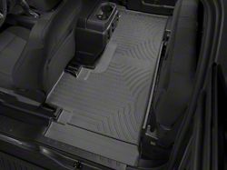 Weathertech DigitalFit Rear Floor Liner; Black (23-25 F-250 Super Duty SuperCab w/ Front Bucket Seats)