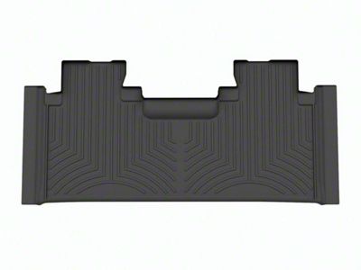 Weathertech DigitalFit Rear Floor Liner for Vinyl Floors; Black (23-25 F-250 Super Duty SuperCab w/ Front Bucket Seats & Mini Console)