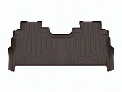Weathertech DigitalFit Rear Floor Liners; Cocoa (23-25 F-250 SuperCrew w/ Front Bucket Seats & Rear Underseat Storage)
