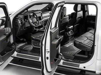 Weathertech Door SillProtector; Black (23-25 F-250 Super Duty SuperCrew)