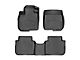Weathertech Front and Rear Floor Liner HP; Black (17-24 F-250 Super Duty SuperCrew w/ Front Bench Seat & w/o Rear Underseat Storage)