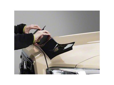 Weathertech Low Profile Hood Protector; Dark Smoke (99-07 F-250 Super Duty)