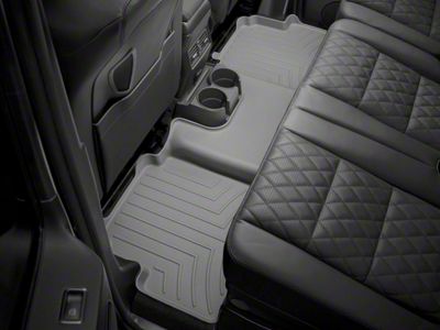 Weathertech Rear Floor Liner HP; Gray (17-25 F-250 Super Duty SuperCrew w/ Front Bench Seat & Rear Underseat Storage)