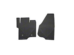 Weathertech All-Weather Front Rubber Floor Mats; Black (11-16 F-350 Super Duty)