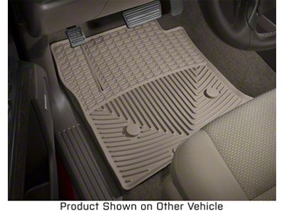 Weathertech All-Weather Front Rubber Floor Mats; Tan (17-24 F-350 Super Duty SuperCab, SuperCrew)