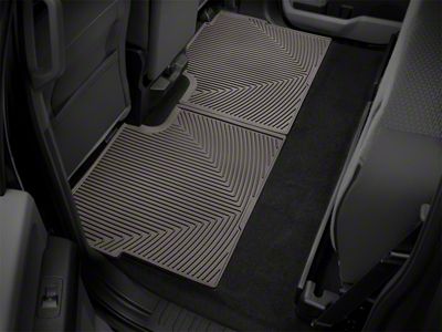 Weathertech All-Weather Rear Rubber Floor Mats; Cocoa (17-24 F-350 Super Duty SuperCrew)
