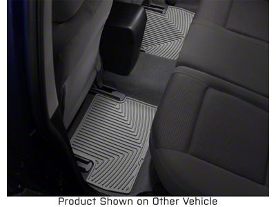 Weathertech All-Weather Rear Rubber Floor Mats; Gray (11-16 F-350 Super Duty SuperCrew)