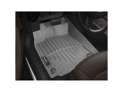 Weathertech DigitalFit Front Floor Liners; Gray (08-10 F-350 Super Duty w/o Floor Mounted Shifter)