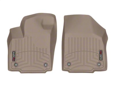 Weathertech DigitalFit Front Floor Liners; Tan (17-24 F-350 Super Duty SuperCab, SuperCrew)