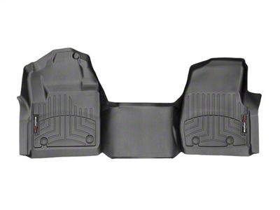 Weathertech DigitalFit Front Over the Hump Floor Liner; Black (17-22 F-350 Super Duty Regular Cab)