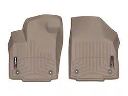 Weathertech DigitalFit Front Over the Hump Floor Liner; Tan (23-25 F-350 Super Duty w/ Front Bench Seat)