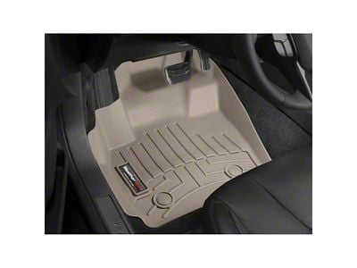Weathertech DigitalFit Front Over the Hump Floor Liner; Tan (08-10 F-350 Super Duty w/o Floor Mounted Shifter)