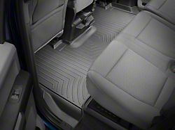 Weathertech DigitalFit Rear Floor Liner; Black (17-26 F-350 Super Duty SuperCrew w/ Front Bench Seat & Rear Underseat Storage)