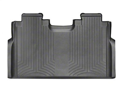 Weathertech DigitalFit Rear Floor Liner; Black (17-25 F-350 Super Duty SuperCrew w/ Front Bench Seat & w/o Rear Underseat Storage)