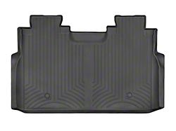Weathertech DigitalFit Rear Floor Liner for Vinyl Floors; Black (17-25 F-350 Super Duty SuperCrew w/ Front Bucket Seats & w/o Rear Underseat Storage)