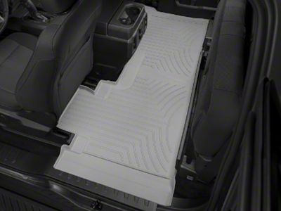 Weathertech DigitalFit Rear Floor Liner; Gray (23-24 F-350 Super Duty SuperCab w/ Front Bucket Seats)