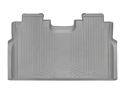 Weathertech DigitalFit Rear Floor Liner; Gray (17-25 F-350 Super Duty SuperCrew w/ Front Bench Seat & w/o Rear Underseat Storage)