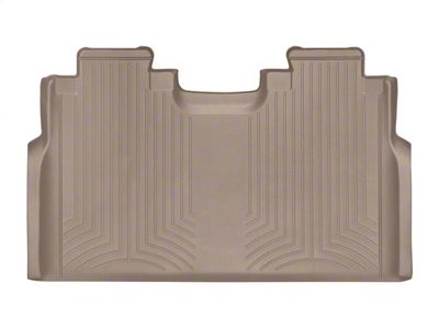 Weathertech DigitalFit Rear Floor Liner; Tan (17-25 F-350 Super Duty SuperCrew w/ Front Bench Seat & w/o Rear Underseat Storage)