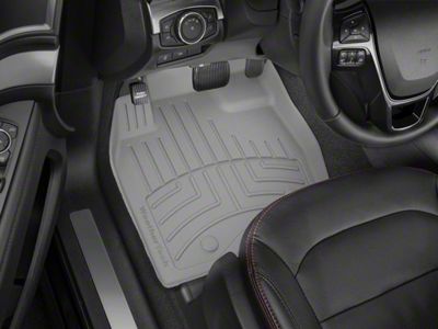 Weathertech Front Floor Liner HP; Gray (2012 F-350 Super Duty SuperCab, SuperCrew w/ Factory Dead Pedal & w/o Floor Shifter; 13-16 F-350 Super Duty SuperCab, SuperCrew w/o Floor Shifter)