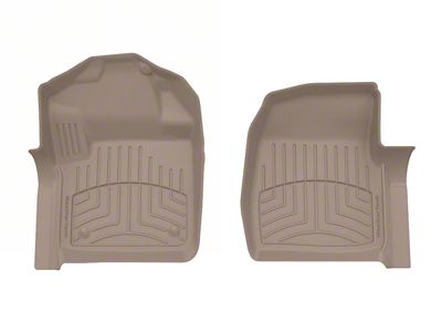 Weathertech Front Floor Liner HP; Tan (17-25 F-350 Super Duty Regular Cab)