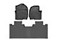 Weathertech Front and Rear Floor Liner HP; Black (17-22 F-350 Super Duty SuperCab w/ Front Bucket Seats)