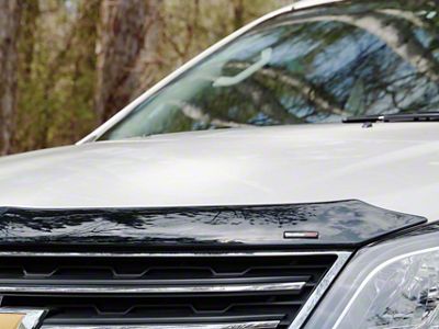 Weathertech Low Profile Hood Protector; Dark Smoke (23-25 F-350 Super Duty)