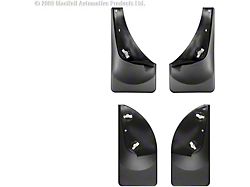 Weathertech No-Drill Mud Flaps; Front and Rear; Black (99-07 F-350 Super Duty SRW w/o OE Fender Flares)
