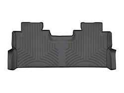 Weathertech Rear Floor Liner HP; Black (17-22 F-350 Super Duty SuperCrew w/ Front Bucket Seats & Rear Underseat Storage)