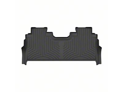 Weathertech Rear Floor Liner HP; Black (23-25 F-350 Super Duty SuperCrew w/ Front Bucket Seats & Rear Underseat Storage)
