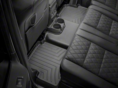 Weathertech Rear Floor Liner HP; Black (12-16 F-350 Super Duty SuperCrew)