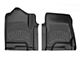 Weathertech Rear Floor Liner HP; Black (17-24 F-350 Super Duty SuperCrew w/ Front Bench Seat & w/o Rear Underseat Storage)