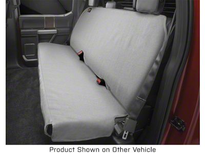 Weathertech Second Row Seat Protector; Gray (11-16 F-350 Super Duty SuperCrew)