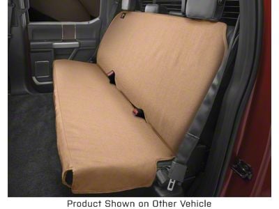 Weathertech Second Row Seat Protector; Tan (11-16 F-350 Super Duty SuperCab; 17-23 F-350 Super Duty SuperCab, SuperCrew)