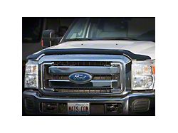 Weathertech Stone and Bug Deflector; Dark Smoke (99-07 F-350 Super Duty)