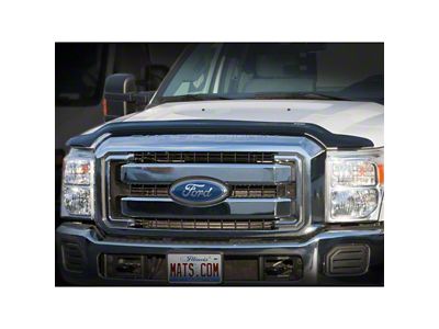 Weathertech Stone and Bug Deflector; Dark Smoke (08-10 F-350 Super Duty)