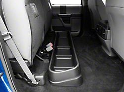 Weathertech Underseat Storage System; Black (17-25 F-350 Super Duty SuperCab)
