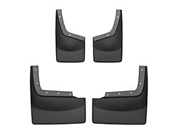 Weathertech No-Drill Mud Flaps; Front and Rear; Black (11-16 F-350 Super Duty DRW w/o OE Fender Flares)