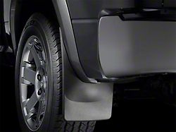 Weathertech No-Drill Mud Flaps; Front and Rear; Black (17-20 F-350 Super Duty DRW w/ OE Fender Flares)