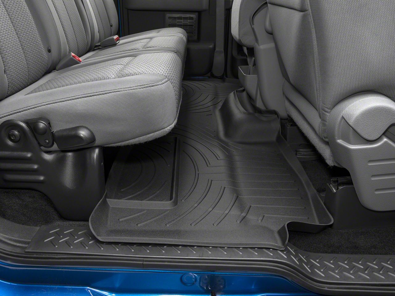 Weathertech F150 DigitalFit Front Over the Hump and Rear Floor Liners