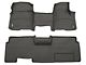 Weathertech DigitalFit Front Over the Hump and Rear Floor Liners; Gray (09-14 F-150 SuperCab, SuperCrew)