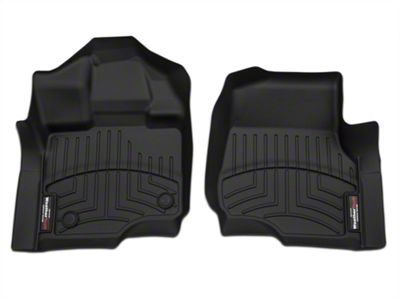 Weathertech DigitalFit Front Floor Liners; Black (15-25 F-150 SuperCab, SuperCrew)