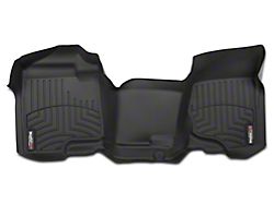 Weathertech DigitalFit Front Over the Hump Floor Liner; Black (07-13 Silverado 1500)