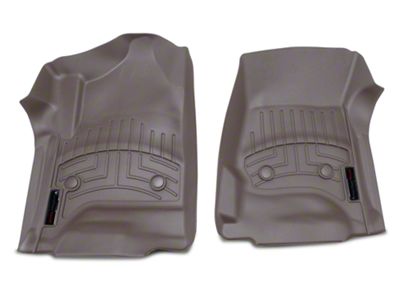 Weathertech DigitalFit Front Floor Liners; Cocoa (14-18 Silverado 1500 Double Cab, Crew Cab)