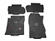 Weathertech All-Weather Front and Rear Rubber Floor Mats; Black (14-18 Silverado 1500 Double Cab, Crew Cab)